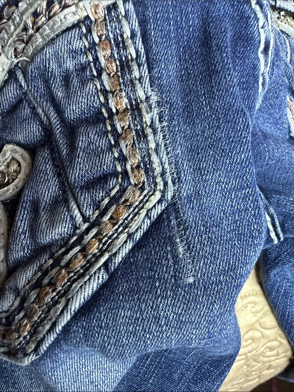 Rock Revival 26” waist 29” inseam CodeDark Blue Women's Embellishmed details